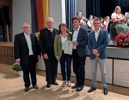 Verleihung des Silbernen Ehrenrings an Ulrich Pfanner